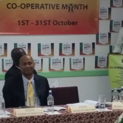 Chairperson of the morning's proceeding President of the SVG Co-op. League Mr. Kelvin Pompey