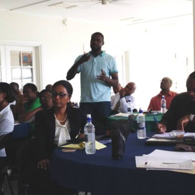 Fellow Co-operator makes a contribution to the morning’s discussion (2)