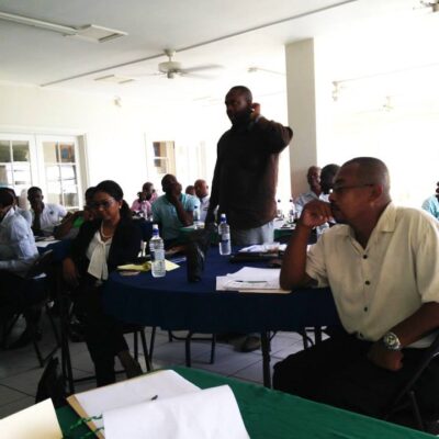 Fellow Co-operator makes a contribution to the morning’s discussion (4)