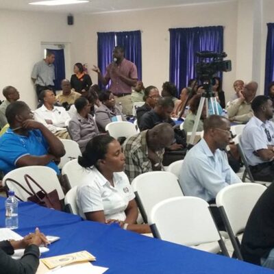 Fellow Co-operator makes contribution to the mornings discussionFellow Co-operator makes contribution to the mornings discussion