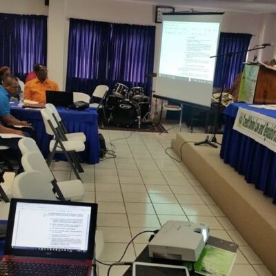 Mr. Ralph Wharton - General Manager, Caribbean Conferderation of Credit Unions (CCCU), presenter for the morning's proceedings