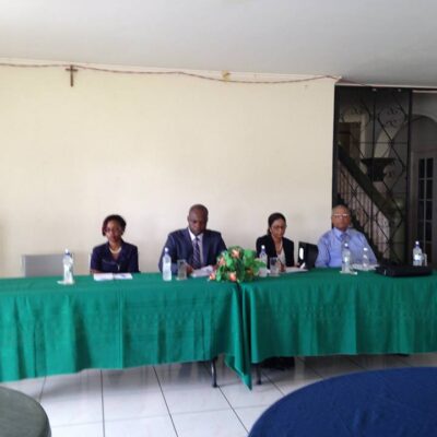 Presenters for the Morning's proceedings,