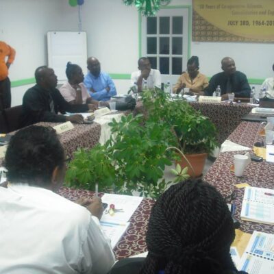 Section of the Meeting during the elections process.