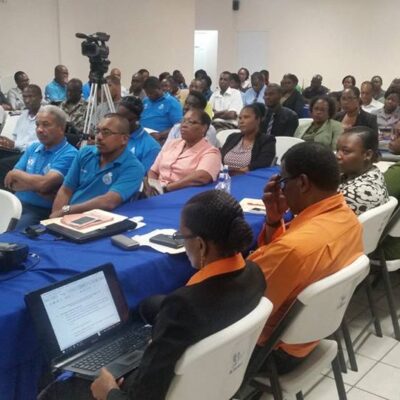 Section of the audience