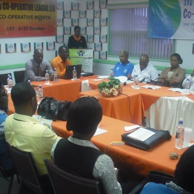 Sis. Angela Patrick-Bertrand - Manager, SVG Co-operative League delivering the opening remarks. (2)